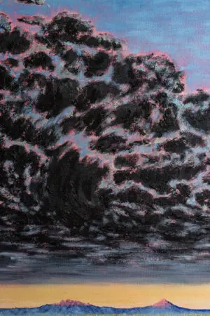 Pintura de óleo sobre tela del artista Víctor Lucero en NN Galería