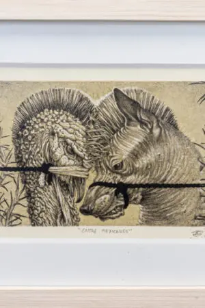 Obra litográfica del artista Daniel Barraza en NN Galería