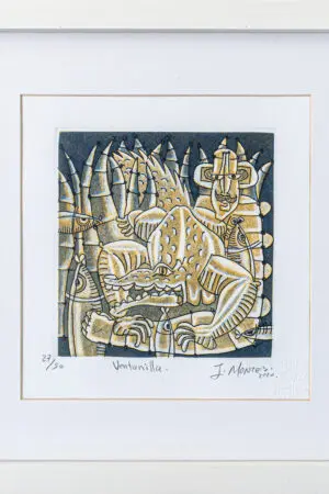 Obra del artista Ixrael Montes en NN Galería