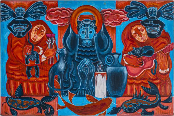 Obra del artista Jaret León en NN Galería