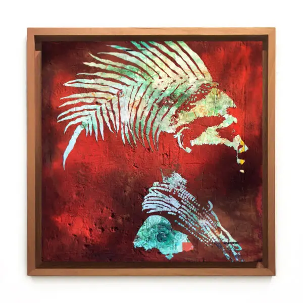 Pintura de óleo sobre tela y tierras del artista MABA en NN Galería