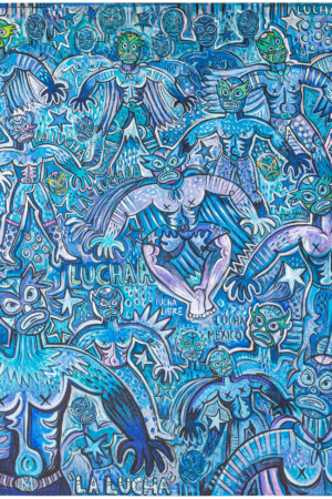 Azul de noche libre - Obra de José Jiménez