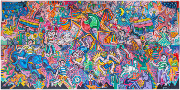 Pintura del artista José Jiménez en Galería NN