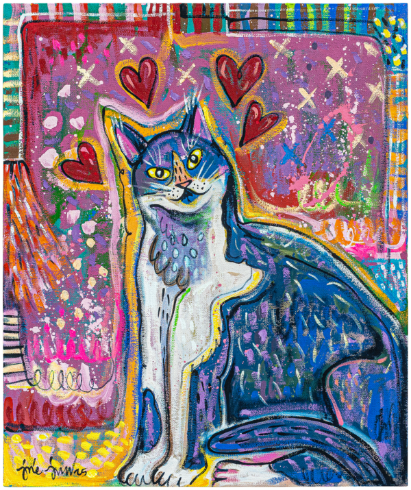 Obra de arte de gatos - Artista José Jimenez