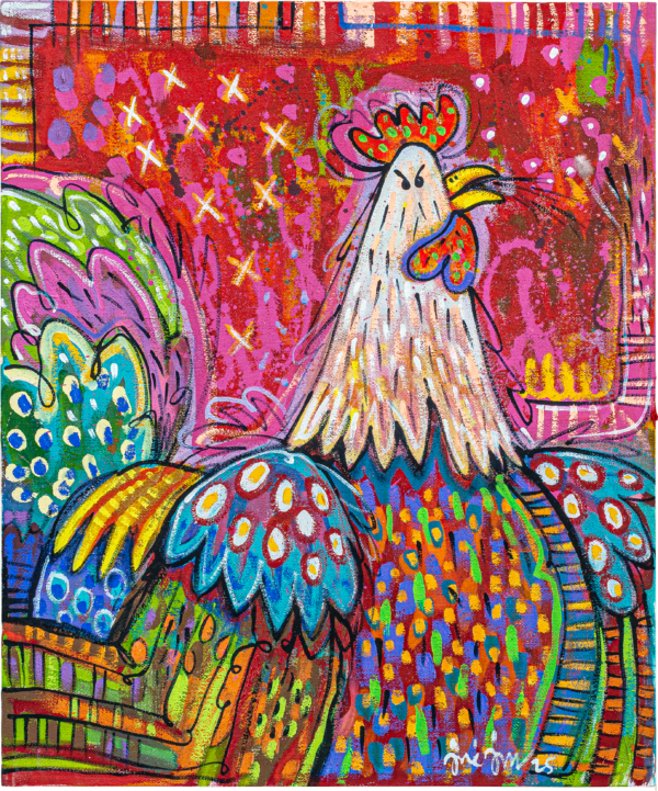 Obra de arte -Pintura Gallo