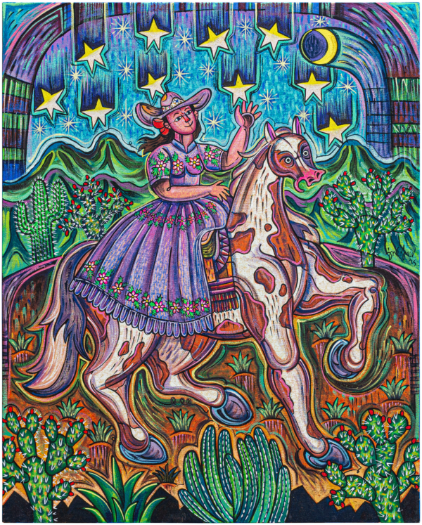 José Jiménez - Obra de arte caballo - escaramuza