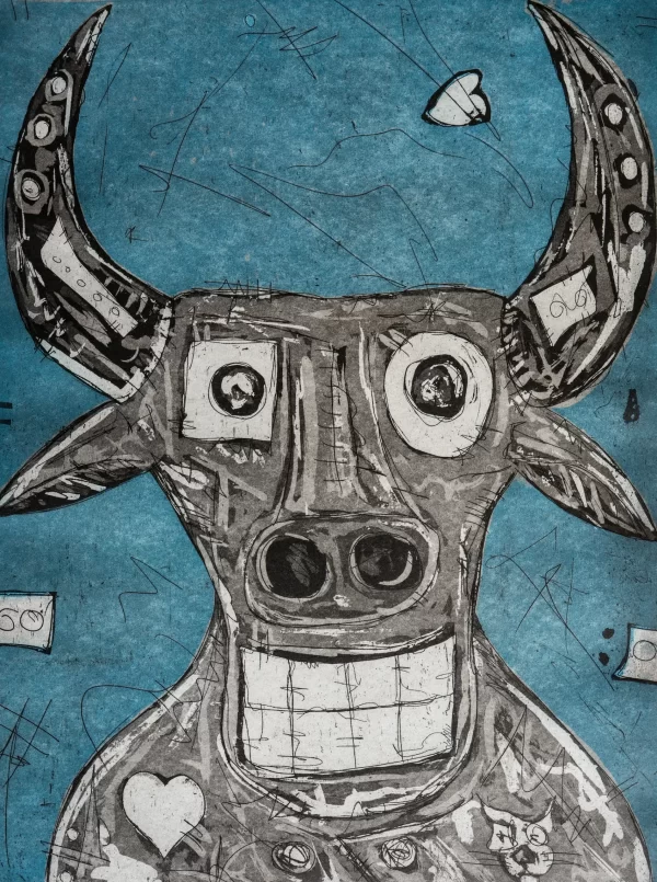 Gráfica del artista Alexis Caballero