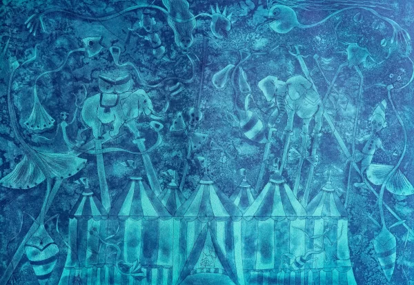 Obra del artista Eddy Vásquez en NN Galería