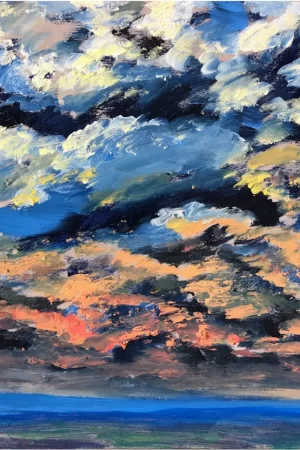 Pintura de óleo sobre tela del artista Víctor Lucero en NN Galería