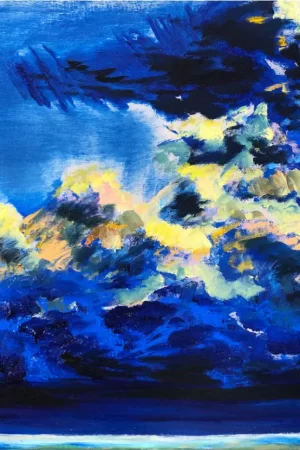 Pintura de óleo sobre tela del artista Víctor Lucero en NN Galería