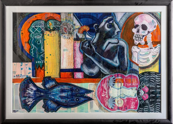 Artista Jaret León - Obra Reflexiones sore la vida - NN Galería