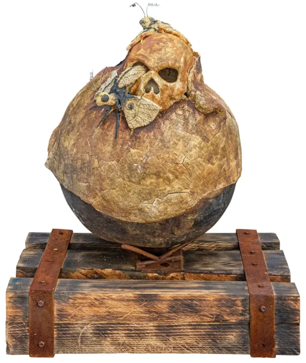 Escultura del artista Eddy Vaskez